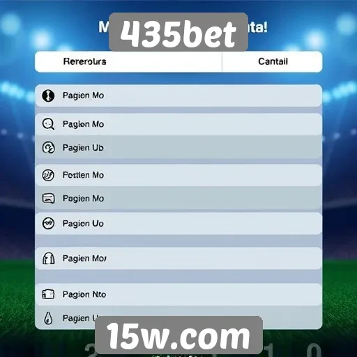 Métodos de pagamento disponíveis no 435bet